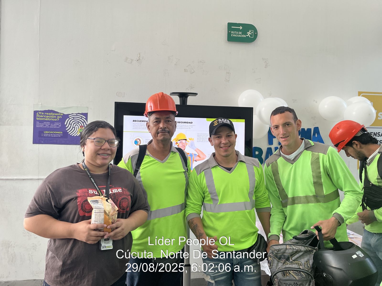 Evidencia de capacitación